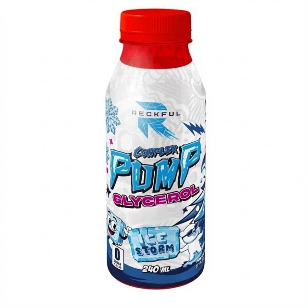 Предтренировочный комплекс Reckful Glycerol Pump Complex 240 ml Ледяной шторм