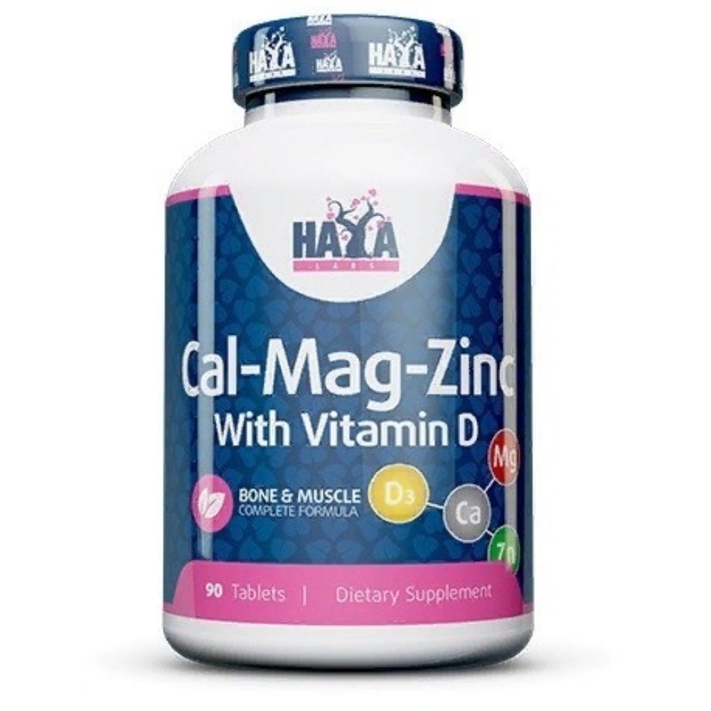 Витамины HaYa Labs Cal-Mag-Zinc с Vitamin D 90 tabs