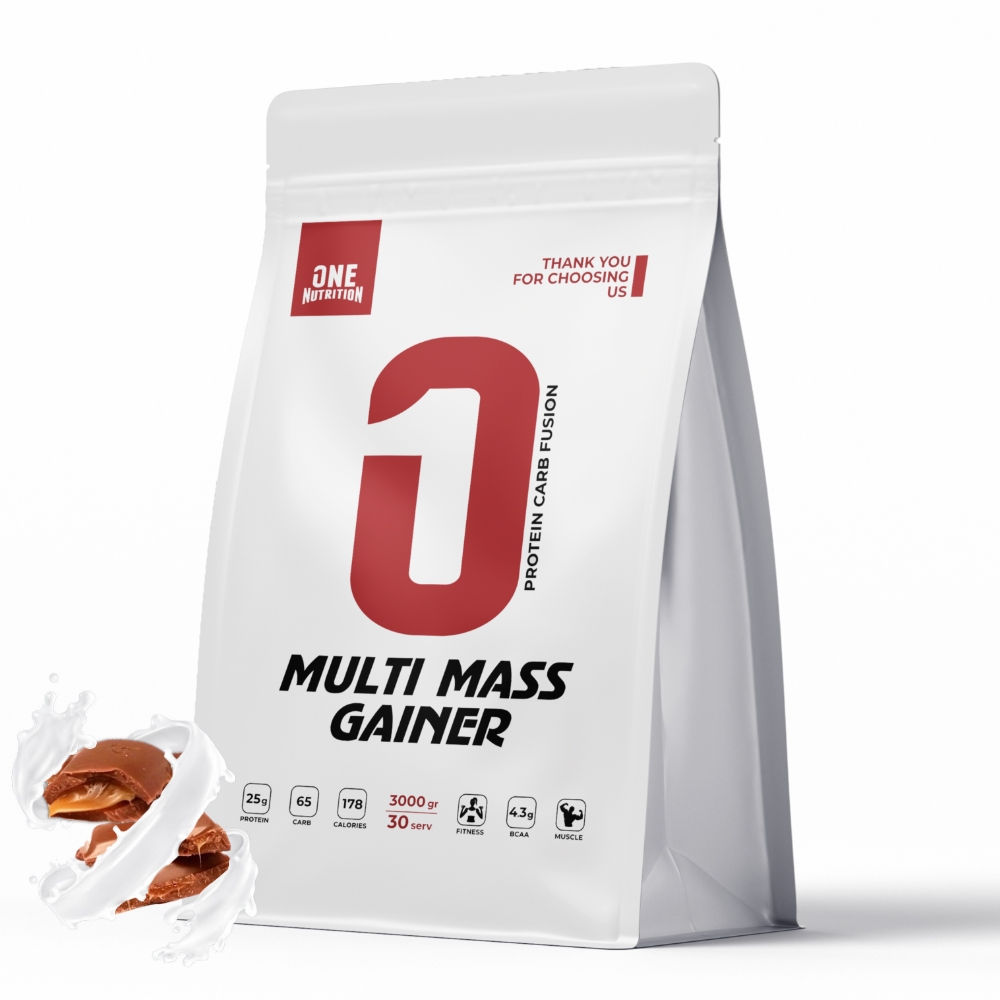 Гейнер ONE NUTRITION Multi Mass Gainer 3000 g Шоколад